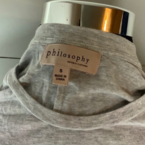 Philosophy 3/4 sleeve super soft graphic tee - Picture 4 of 6